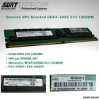 Genuine HPE 809085-091 64GB DDR4-2400 ECC LRDIMM 805358-B21 Server RAM