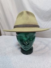 Dorfman Pacific Brown Wool Felt Fedora Hat Indiana Jones Made In The USA XL