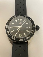 TAG HEUER Formula 1 Quartz Date WAZ1110 Men's Wristwatch Black with Box Papers 8