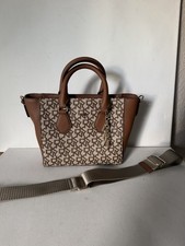 Image of DKNY Bryant Park Hadlee Small Monogram Satchel Crossbody Bag – New Without Tags