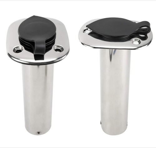 2X Marine Stainless Steel 90 Degree Boat Fishing Rod Holder for Marine Truck RV