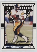 2002 Private Stock Titanium Red /275 Kordell Stewart #77