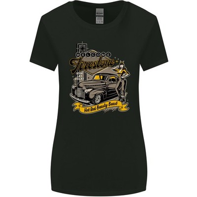 Hot Rod Beauty Biest Las Vegas Damen Breiter Schnitt T-Shirt