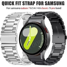 Edelstahl Metall Armband für Samsung Galaxy Watch FE 7 6 5 4 40/44mm 6 5 Classic