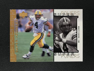 1998 Upper Deck #S4 Brett Favre Green Bay Packers Super Powers
