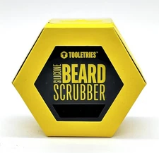 Tooletries Silicone Beard Scrubber Deep-Cleansing Beard & Skin Exfoliator NEW