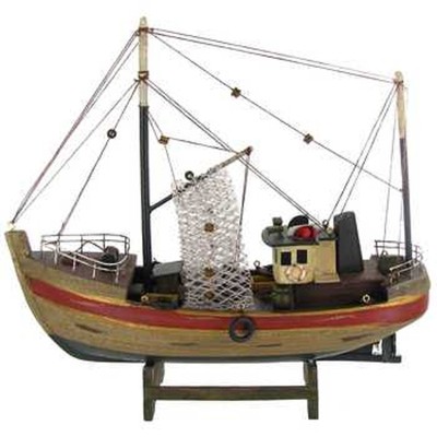 Fishing Boat With Net Homenautical Decor Excellent Gift Idea Ebay
