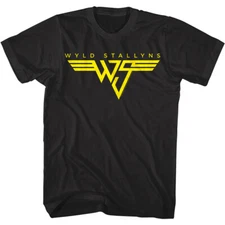 Bill and Ted Wyld Stallyns Yellow Logo Men's T Shirt Face The Music Movie Merch