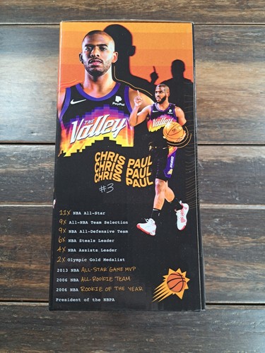 Phoenix Suns 2021 Frys Lebensmittelgeschäfte Chris Paul CP3 Rallye The Valley Bobblehead - Bild 4 von 5