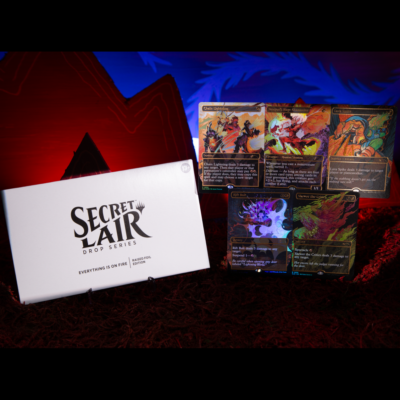 🔥Secret Lair x Everything Is on Fire ✨RAISED FOIL Edition✨ MTG
