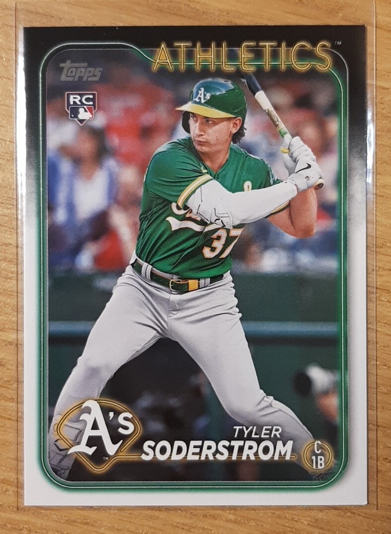 2024 TOPPS TYLER SODERSTROM ROOKIE #244 OAKLAND ATHLETICS
