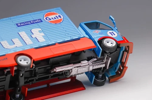 GB MT 1:64 Gulf H300 Tow Truck Custom Racing Fuets Modell Diecast Sammelauto - Bild 17 von 18