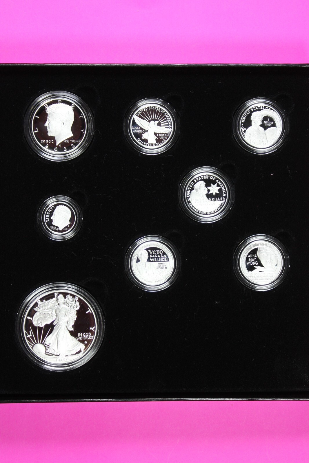 2022 Limited Edition Silver Proof Set Exact Coins In Pics Mint Box & COA 8029