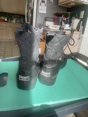 Sperry Rain boots W Sz9. In EUC.  Not Even Broken In Yet. Classic Style
