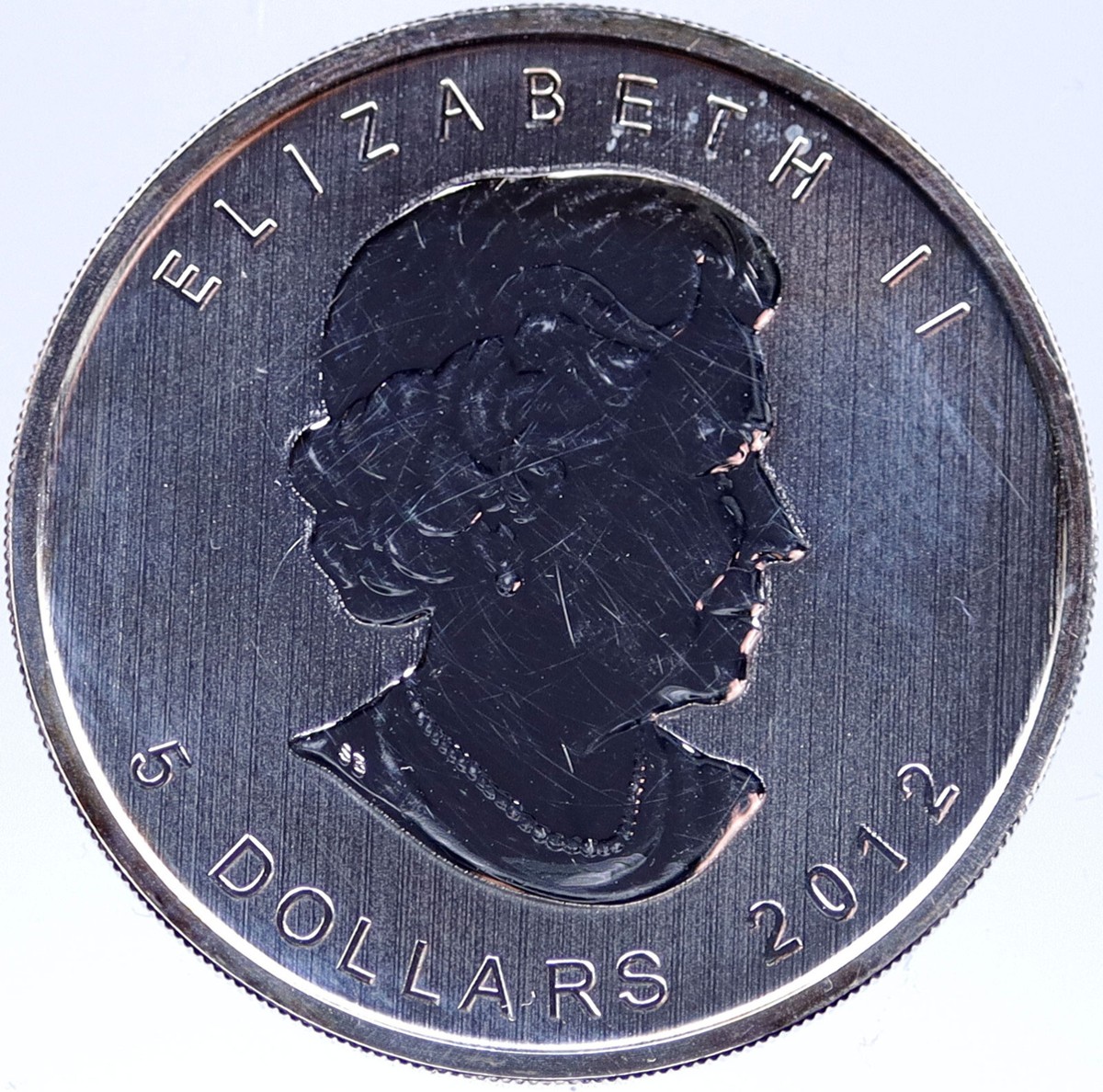 2012 CANADA Silver 5 Dollar CanadianCOUGAR Coin UK Queen Elizabeth
