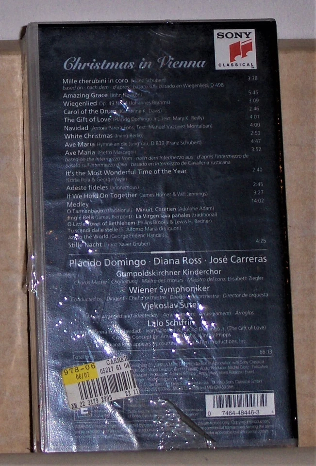 Christmas In Vienna - Diana Ross - 1993 VHS Video Tape - New Still Sealed - Image 2 of 2
