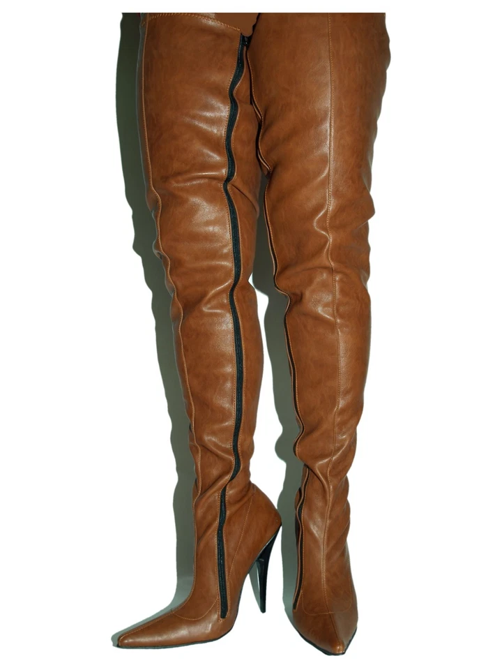 Handmade Piel Sintética Muchos Colores Talla 40-47 13 CM Tacón, Longitud 92CM Pl - Imagen 2 de 4