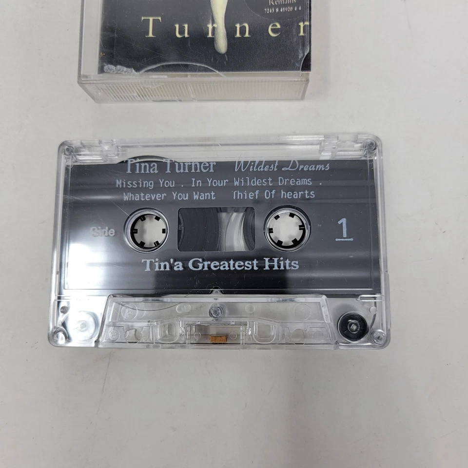 Tina Turner Wildest Dreams Cassette Tape Album RB Pop Soul Singer Songwriter Foto 3 de 4