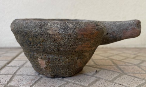 Islamic Art Oil Lamp Brown Green Slip - Picture 2 of 7