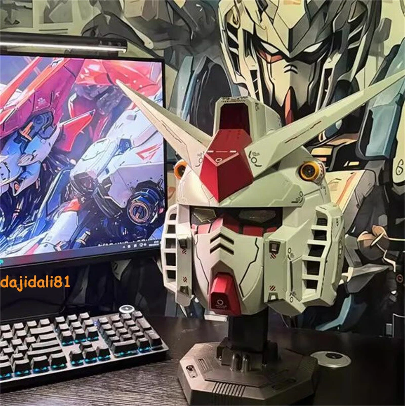 Anime Mobile Suit Gundam RX-78 Cosplay Light up Wearable Helmet Mask Collection - Bild 4 von 4