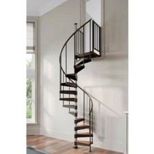 NEW! Reroute 42"H Platform 2 Rails Spiral Stair Kit-42"Dia-14-1/8'H-12 Treads!!