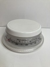 Vintage Weight Watchers Round Food Scale Measuring Clear Analog