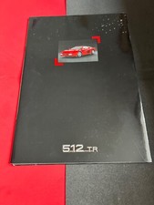Ferarri TR512 Brochure Glossy Sales Book / Gatefold Literature printed in ITALY