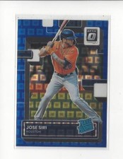 2022 Donruss Optic Pandora Blue #62 Jose Siri RR RC Rookie Astros /99 