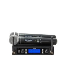 Gemini Uhf-6200m-r2 Uhf Wireless Dual Microphone System