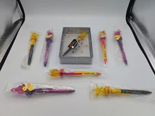 Vintage Lot of 8 Disney Year 2000 Light Up Ballpoint Pens