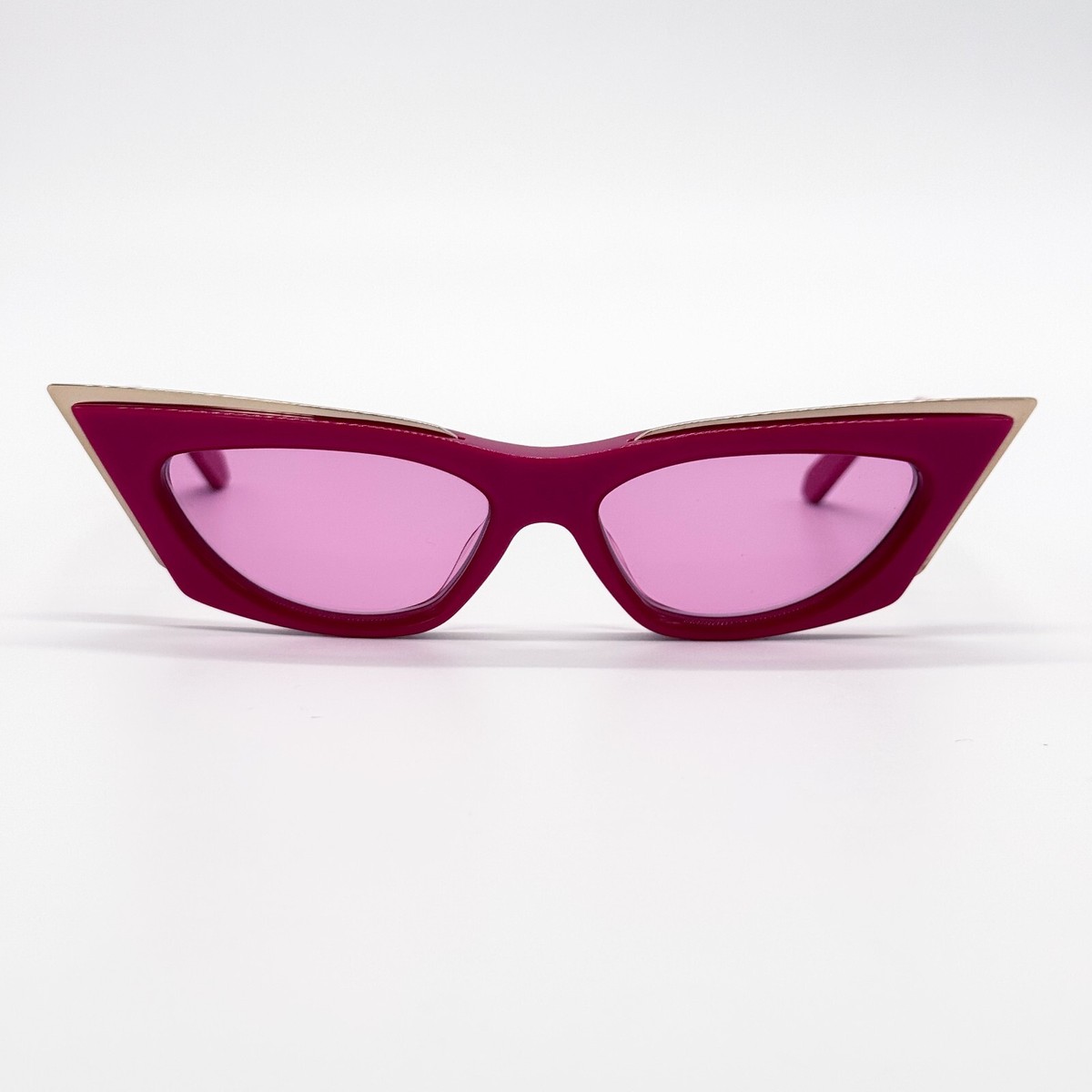 NEW Valentino V-Goldcut VLS113-C Pink Cat Eye Sunglasses Valentino NEW Valentino V-Goldcut VLS113-C Pink Cat Eye  main image 4