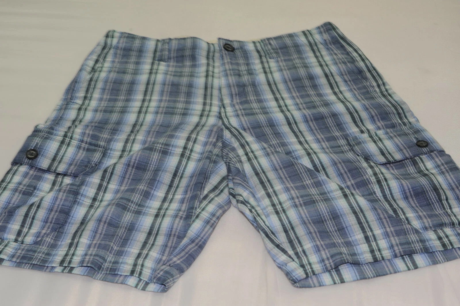 $98 NWOT Tommy Bahama Men's 100% Cotton Flat Front Casual Cargo Shorts 28X9