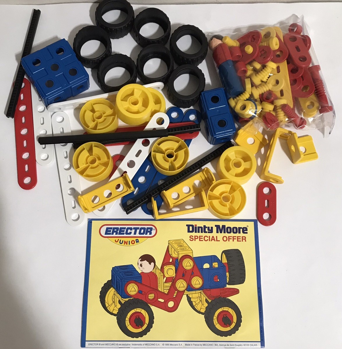 Lot Of Meccano Junior Young Engineer Building Sets Complete 4+ Kids Nice