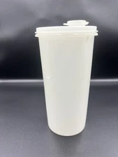 Vintage Tupperware Handolier Storage Pitcher #261 with Pour Lid Flip Top