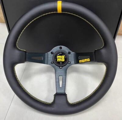 MOMO Steering Wheel Mod 08 Black Suede 14 inch