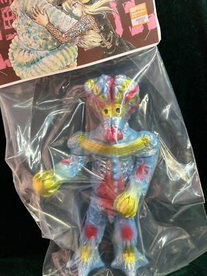 Bullmark Ultraman Series Alien Dorzu Kaiju Blue Gold Ver Figure Sofubi Model Toy