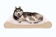 Brand New Furhaven® Ultra Plush Luxe Lounger Jumbo Memory Foam Dog Bed, Cream
