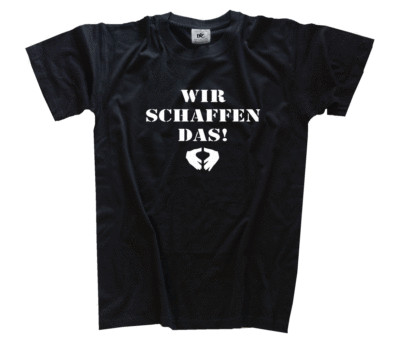 Wir schaffen das Merkelraute Pandemie Corona Pandemie RKI Files  T-Shirt