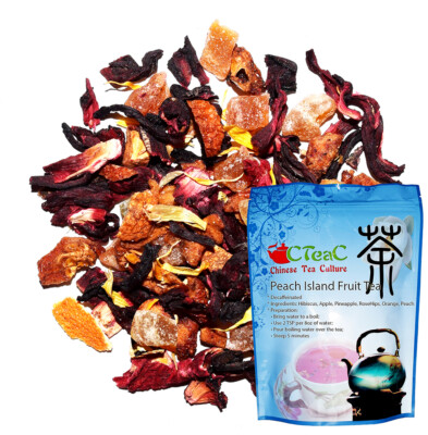 Peach Fruit Tea, Decaffeinated Tea, Loose Leaf Tea