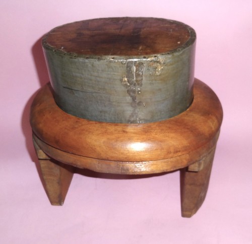 Vtg HAT MOLD MOULD WOODEN CAP BLOCKS HAT MAKING MILLINERY GREECE 1930's