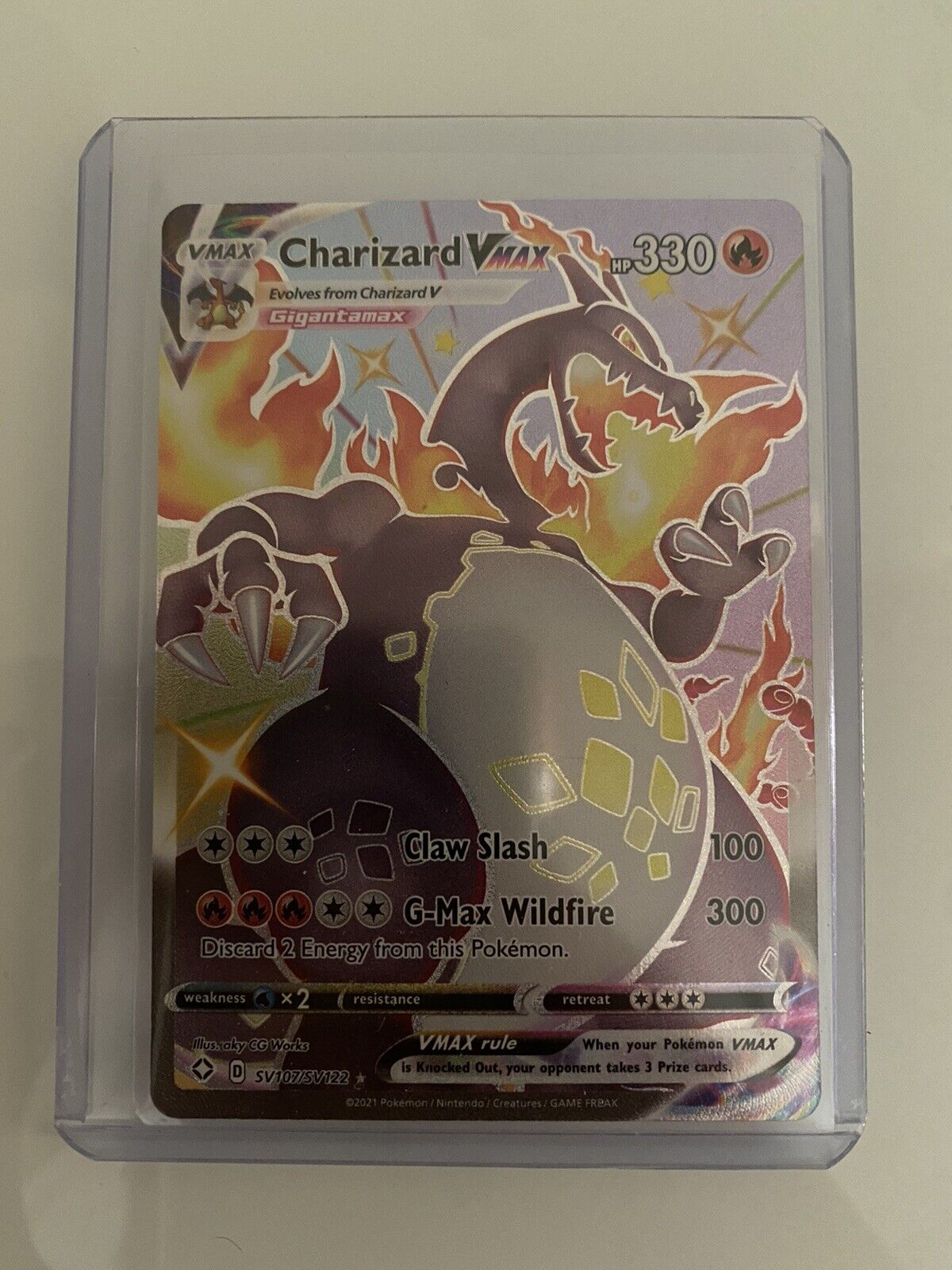 Pokemon charizard vmax sv107/sv122 in Spanish