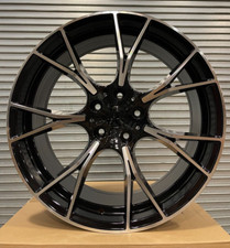 Set Of 4 20 Multspoke Black Machine Face 5x120 Wheels Rims Fit Bmw 528 535
