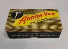 Arrow-View, 35MM Slide Viewer, Self Illuminating Battery Viewer, Works, 1950’s