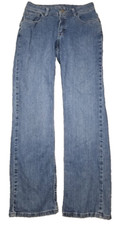 Lee Riders Jeans Women 10 Blue Denim Stretch Mid Rise Straight 30x31 90s Vintage