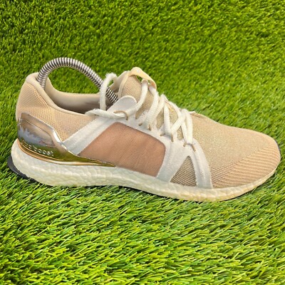 Adidas Stella McCartney x UltraBoost Womens Size 9 Beige Walking Shoes Sneakers