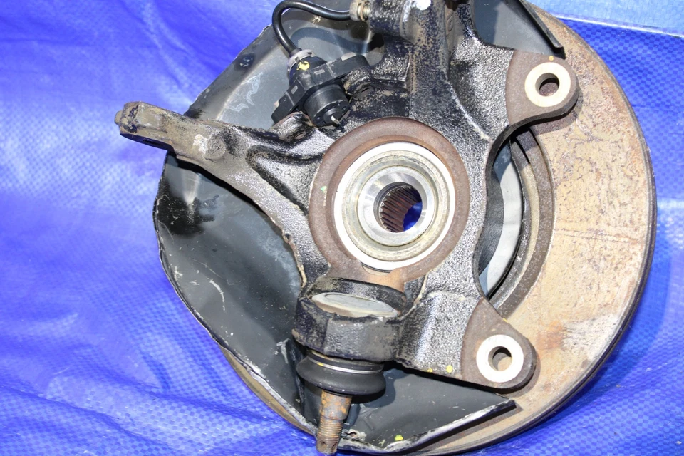 Husillo de nudillo delantero izquierdo 32 mm 96-00 Honda Civic 4x100 con ABS JDM D16A B16A Foto 4 de 4