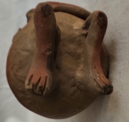 Human Effigy Olla Ancient Pre Columbian Pottery West Coast Of Mexico -Broken Arm - Picture 6 of 10