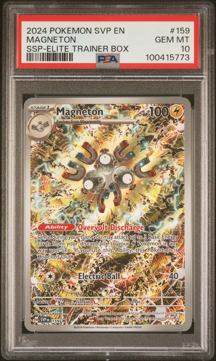PSA 10 Magneton SURGING SPARKS #159 2024 SVP Black Star