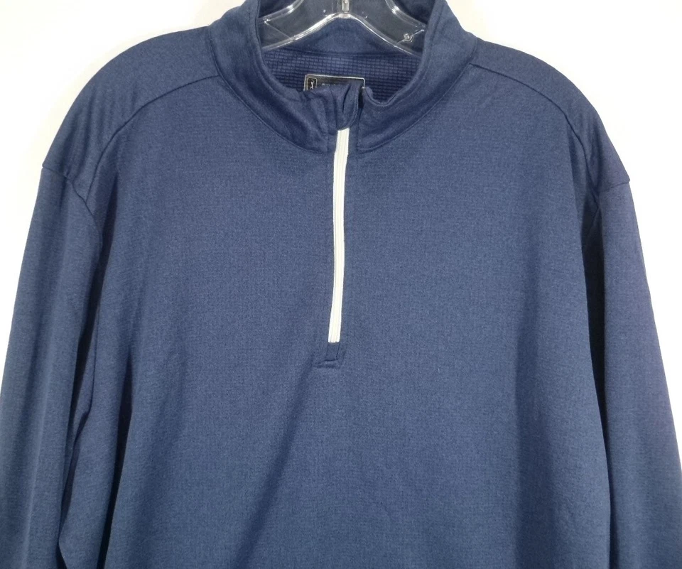 PGA Tour-Sudadera Pullover Performance Manga Larga Hombre-XL Extra Grande-Azul Foto 2 de 4