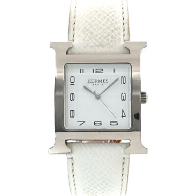HERMES H Watch HH1 810 Quartz White Dial Mens Watch 90248894 HERMES H Watch HH1 810 Quartz White Dial Mens Watch 90248894